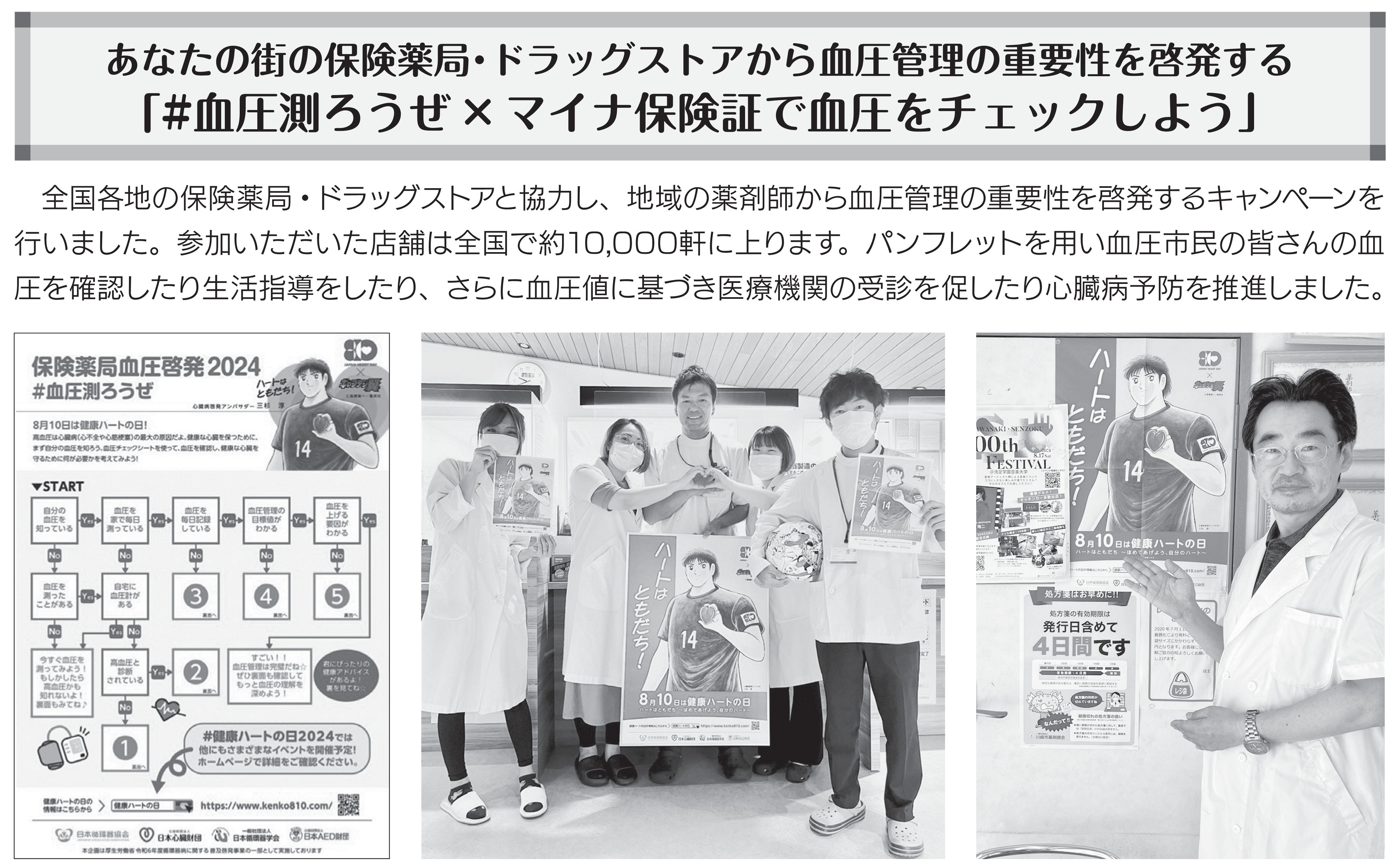 2024年の血圧啓発の様子